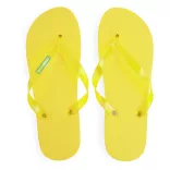 ZS8150-Slapi-de-plaja-cu-talpa-din-PE-confortabila-si-curele-din-PVC-translucide-KALAY-GALBEN