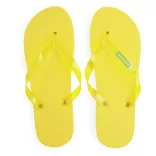 ZS8150-Slapi-de-plaja-cu-talpa-din-PE-confortabila-si-curele-din-PVC-translucide-KALAY-GALBEN