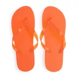 ZS8150-Slapi-de-plaja-cu-talpa-din-PE-confortabila-si-curele-din-PVC-translucide-KALAY-PORTOCALIU