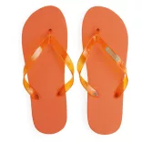 ZS8150-Slapi-de-plaja-cu-talpa-din-PE-confortabila-si-curele-din-PVC-translucide-KALAY-PORTOCALIU