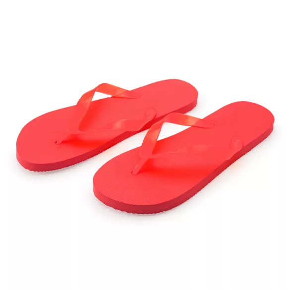 ZS8150-Slapi-de-plaja-cu-talpa-din-PE-confortabila-si-curele-din-PVC-translucide-KALAY-ROSU