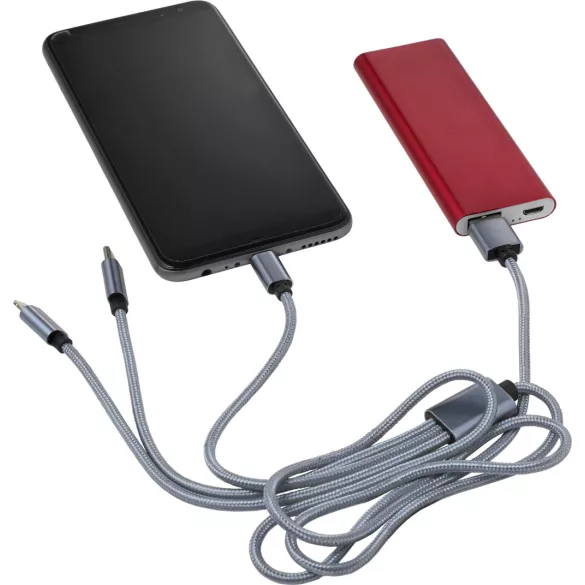 8597-001 - Cablu de alimentare 4-in-1 din nilon - Felix