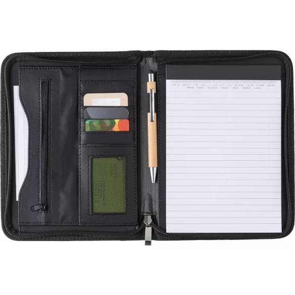 8613-001-Dosar-Rosa-Piele-reconstituita-A5-Cu-blocnotes