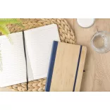 866554-05 - Notes din bambus si piele ecologica - A5 - Dorita