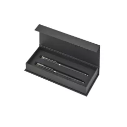 91990-103-Set-de-1-pix-si-1-roller-din-aluminiu-cu-cerneala-albastra-Dokumental-KINGSLEY