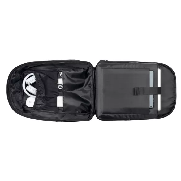 92393-103 - Rucsac antifurt, din twill cu strat hidrofug si poliester reciclat 600D de inalta densitate, pentru laptop de 17.3” - YANGON BPACK