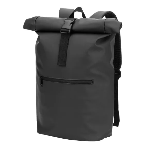 92534-103 - Rucsac cu inchidere rulata din PU, cu buzunar pentru laptop de 16" - PORTLAND