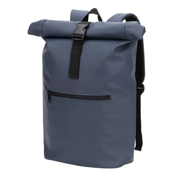 92534-104 - Rucsac cu inchidere rulata din PU, cu buzunar pentru laptop de 16" - PORTLAND