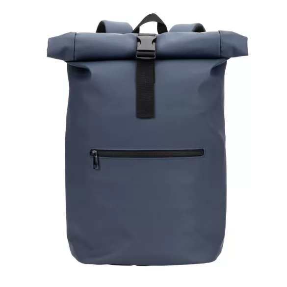 92534-104 - Rucsac cu inchidere rulata din PU, cu buzunar pentru laptop de 16" - PORTLAND