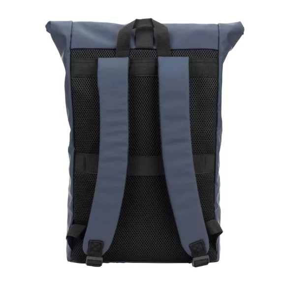 92534-104 - Rucsac cu inchidere rulata din PU, cu buzunar pentru laptop de 16" - PORTLAND