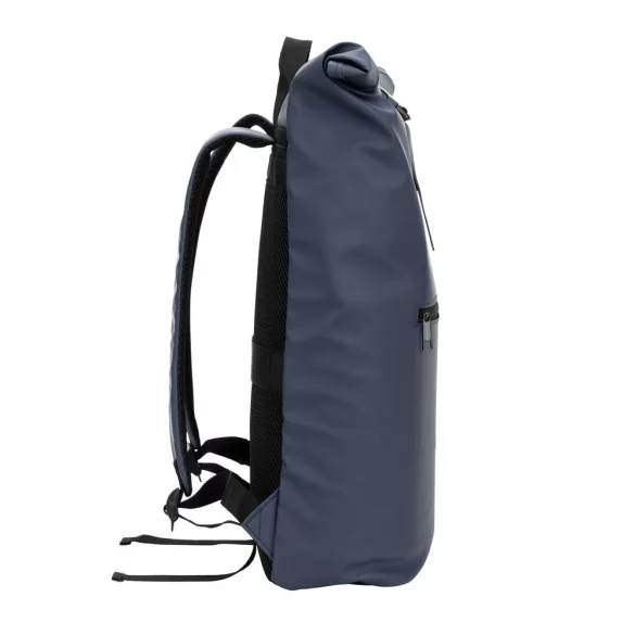 92534-104 - Rucsac cu inchidere rulata din PU, cu buzunar pentru laptop de 16" - PORTLAND