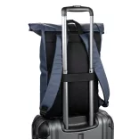 92534-104 - Rucsac cu inchidere rulata din PU, cu buzunar pentru laptop de 16" - PORTLAND