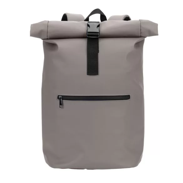 92534-113 - Rucsac cu inchidere rulata din PU, cu buzunar pentru laptop de 16" - PORTLAND