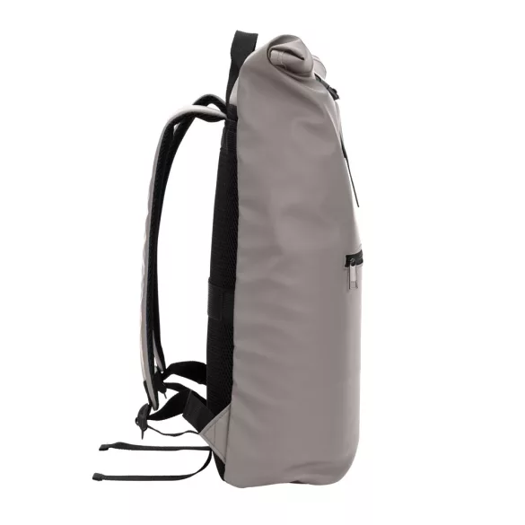 92534-113 - Rucsac cu inchidere rulata din PU, cu buzunar pentru laptop de 16" - PORTLAND