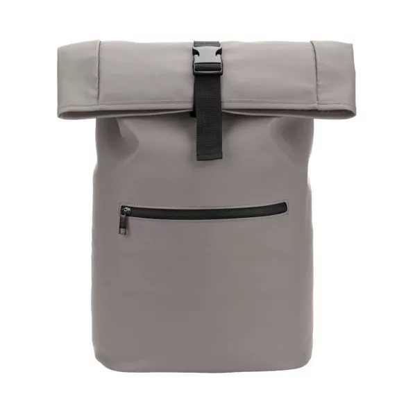 92534-113 - Rucsac cu inchidere rulata din PU, cu buzunar pentru laptop de 16" - PORTLAND