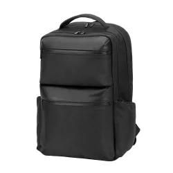   92541-103 - Rucsac din twill reciclat hidrofug cu doua buzunare frontale mari, 17'3" - COPENHAGEN