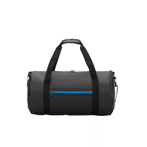92573-114 - Geanta sport cilindrica din poliester reciclat 600D de inalta densitate cu compartiment lateral pentru pantofi - OSASCO SPORT