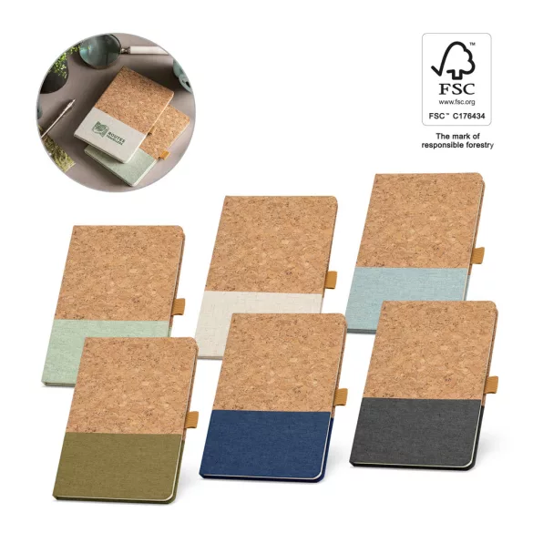 93277-104 - Notepad A5 - KLEE - Natural deschis