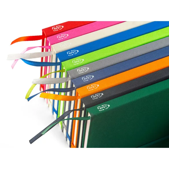 93297-108 - Blocnotes A5 din 100% rPET cu pagini liniate - ANNE
