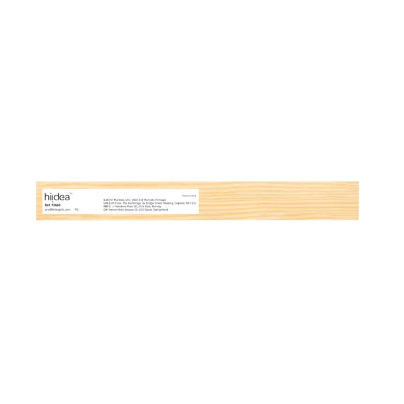 93660-150 - Rigla din lemn de pin cu scala de 20 cm - WESLEY 20