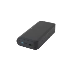   97144-103 - Power bank de 20'000 mAh din ABS reciclat (100% rABS) cu incarcator wireless super rapid de 15W - BECKER 20