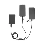 97146-103 - Cablu USB 6-in-1 super-rapid, fabricat din aluminiu reciclat (20%) si PET reciclat (4%) - BERTOZZI