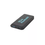 97214-103 - Power bank de 10'000 mAh din ABS reciclat (100% rABS) cu incarcator wireless super rapid de 15W - BECKER 10