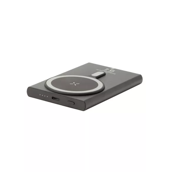 97215-103 - Baterie externa magnetica cu incarcare super-rapida din aluminiu reciclat si ABS reciclat 5'000 mAh - WRIGHT 5