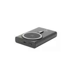   97216-103 - Baterie externa magnetica cu incarcare super-rapida din aluminiu reciclat si ABS reciclat 10'000 mAh - WRIGHT 10