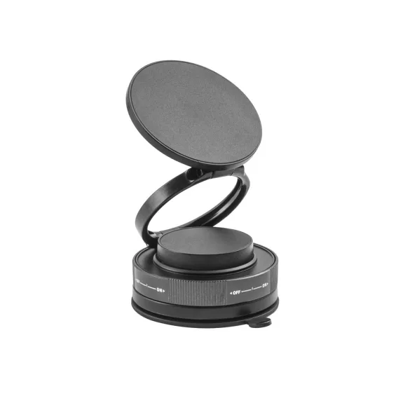 97218-103 - Suport magnetic pentru telefon mobil cu sistem de fixare prin vid pentru suprafete netede si neuniforme. (rotatie 360º) - KEPLER