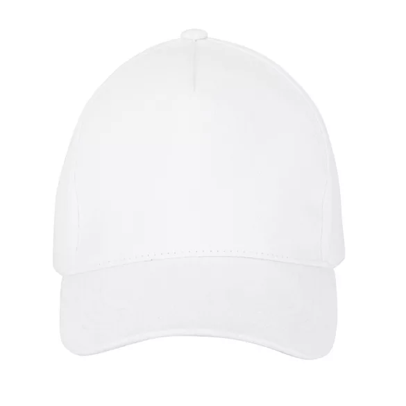 99169-106 - Sapca din bumbac 100% (260 g/m²) cu 5 panouri - ASHTON