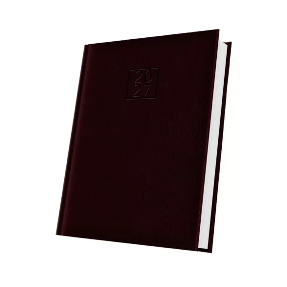 Agenda DELUXE EDOLO - datata zilnic - 15 x 21 - [BURGUNDY]