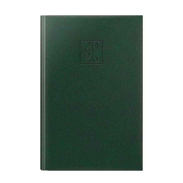 Agenda DELUX CLASIC - datata zilnic - 15 x 21 - [VERDE]