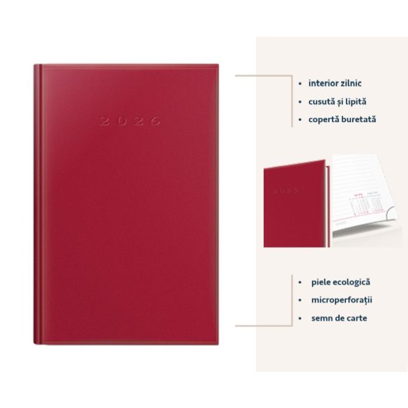 ADZ_STANDARD_HERLITZ_ROSU-Agenda-Standard-datata-zilnic-15-x-21-ROSU