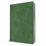 Agenda premium deluxe SUPLE - datata zilnic - 15 x 21 cm - [VERDE]