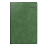 Agenda premium deluxe SUPLE - datata zilnic - 15 x 21 cm - [VERDE]
