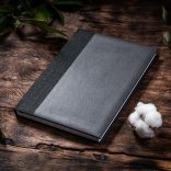 Agenda ABBEY datata zilnic - comanda minim 100 buc. - A5 -  [negru]