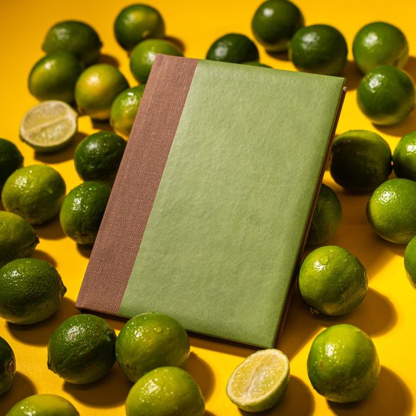 Agenda ABBEY datata zilnic - comanda minim 100 buc. - A5 -  [verde]