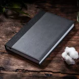 Agenda ABBEY nedatata - 16x22 cm -  [negru]