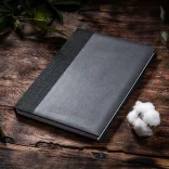 Agenda ABBEY nedatata - 16x22 cm -  [negru]