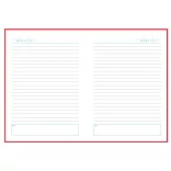 Agenda ABBEY nedatata - 16x22 cm -  [negru]