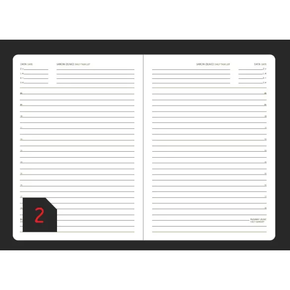 Agenda BAMBOA nedatata - A5 -  [vernil] - STOC LIMITAT