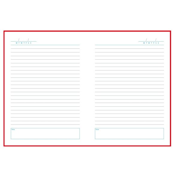 Agenda CLIPS nedatata - 16x22 cm [negru]