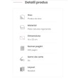 Agenda MATERA nedatata - A5 -  [negru]