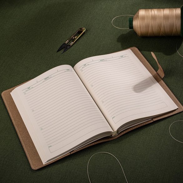 Agenda MATERA nedatata - A5 -  [maro texturat]