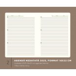 Agenda MATERA nedatata - A5 -  [maro texturat]