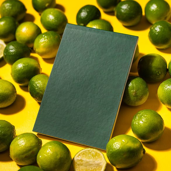 Agenda PUNTO nedatata - interior matematica - 14x20 cm - [verde]