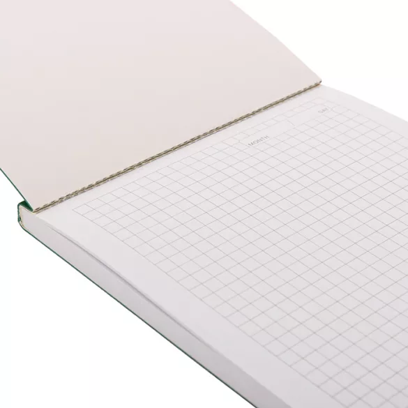 Agenda PUNTO nedatata - interior matematica - 14x20 cm - [verde]