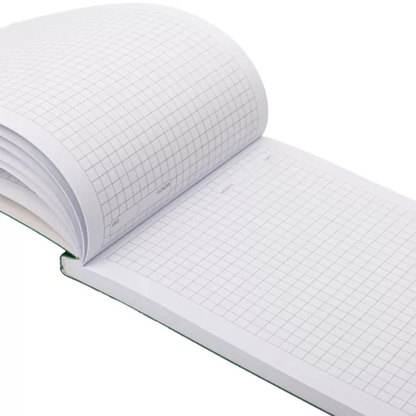 Agenda PUNTO nedatata - interior matematica - 14x20 cm - [verde]