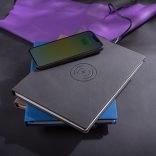 Agenda TECH cu incarcator wireless nedatata - 16x22 cm [negru]